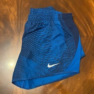 Nike Women’s Royal Blue and Navy Athletic Shorts